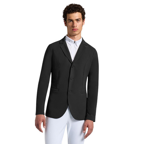 Men's Riders Gene Jersey Show Jacket BLACK FRONT