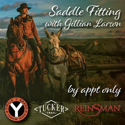 Circle Y Western Saddle Fitting, Reinsman Western Saddle Fitting, Tucker Trail Riding Saddles, Gillian Larson, Thru_rider, Best Trail Rider, Best Western Saddles