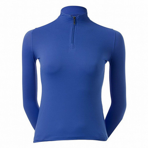 Equinavia Kari NordicAir LS Sun Shirt DAZZLING BLUE FRONT