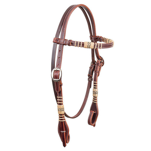BLR QC Rawhide Browband Headstall LATIGO