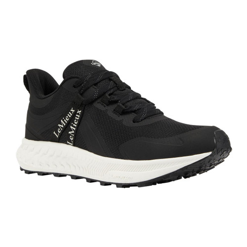 LeMieux Trax Waterproof Sneaker BLACK 3/4 FRONT