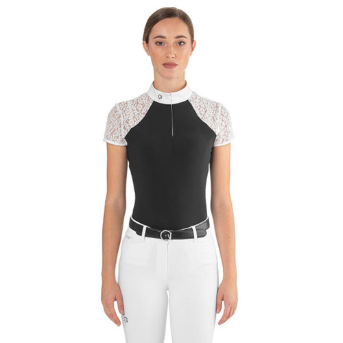 EGO7 Florentine SS Show Shirt BLACK/WHITE FRONT