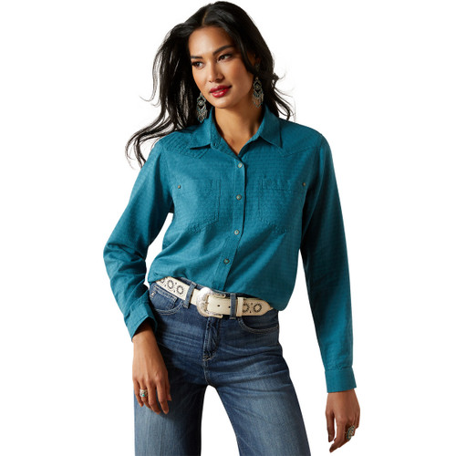 Ariat Billie Jean Dragonfly Shirt FRONT