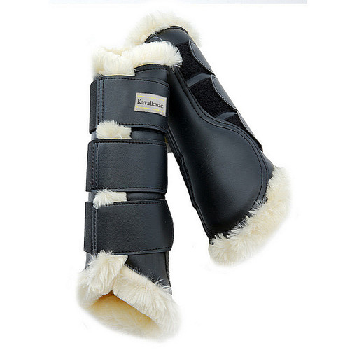 Kavalkade Show Boots BLACK/BEIGE PAIR