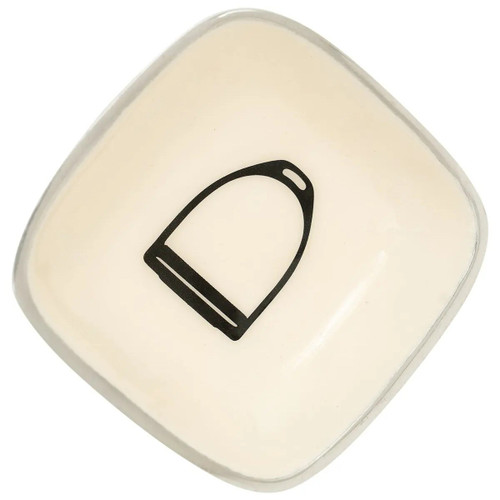 Huntley Small White Bowl with Stirrup