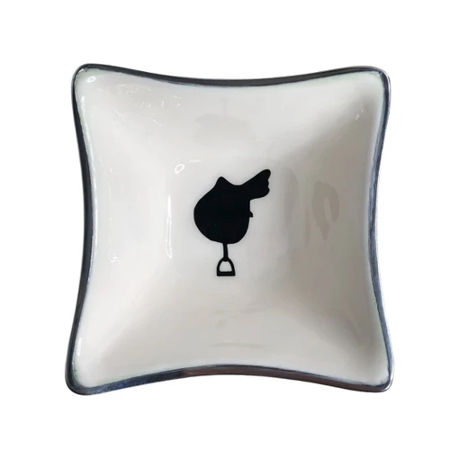 Huntley White Bowl with Saddle TOP