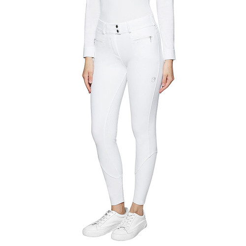 Samshield Clara Full Seat Breeches WHITE FRONT