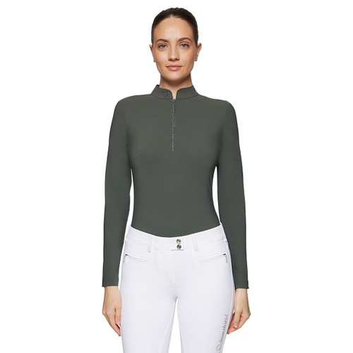 Samshield Brunella Training Top DARK FOREST FRONT