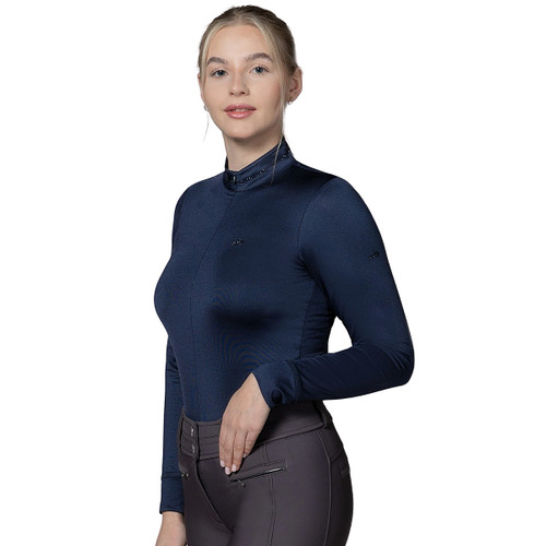 Schockemöhle Peppa 1/4 Zip Top DARK NAVY SIDE