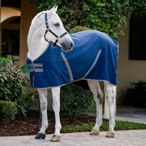 Rambo Stable Sheet Embossed Lining NAVY/GREY