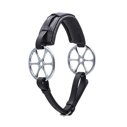 Stübben Steeltec Flower Ring Hackamore BLACK