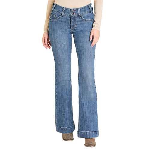 Rock & Roll Denim Double Button Trouser Jeans FRONT