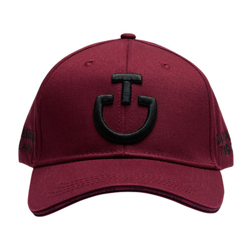 Cavalleria Toscana Logo Cap BORDEAUX FRONT