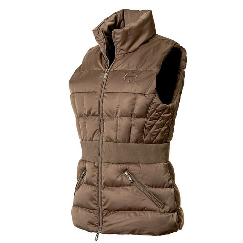 Halter Ego Maeve Puffer Vest CHAMPAGNE FRONT