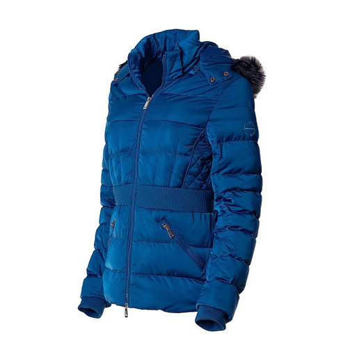 Halter Ego Moxie Puffer Jacket SAPPHIRE FRONT
