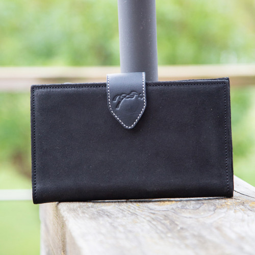 Pénélope Bertille Wallet BLACK GLITTER FRONT