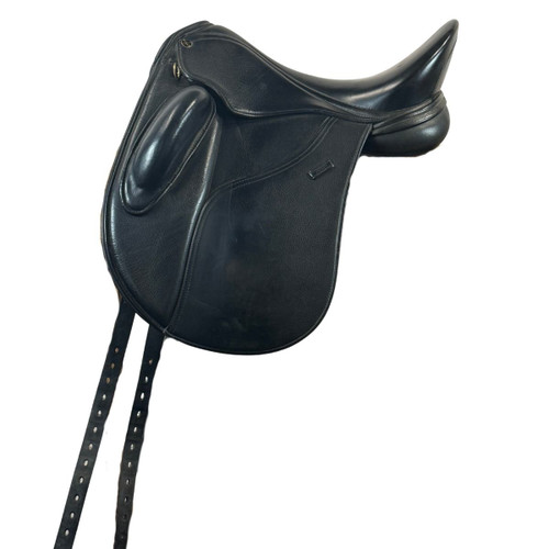 Used Peter Horobin Elite Monoflap Dressage Saddle left side