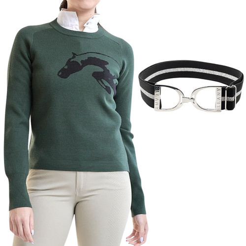 70 Degrees Salta Sweater + Ellany Belt Bundle