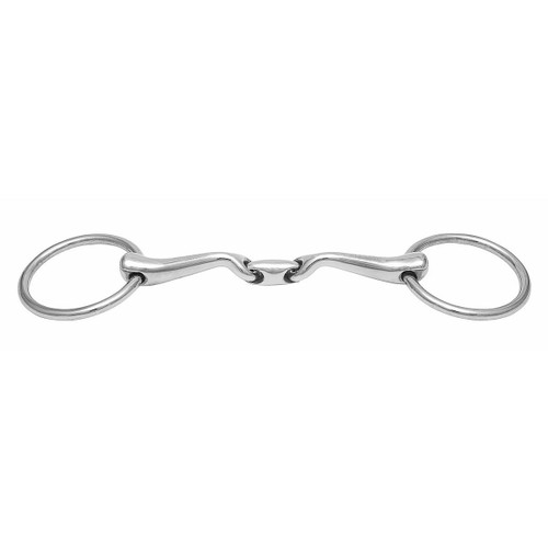 Stübben Steeltec Fine Line Loose Ring Bradoon FRONT