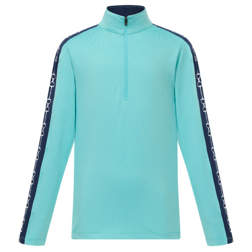 Kerrits Kids Agility Coolcore LS Shirt TURQUOISE FRONT