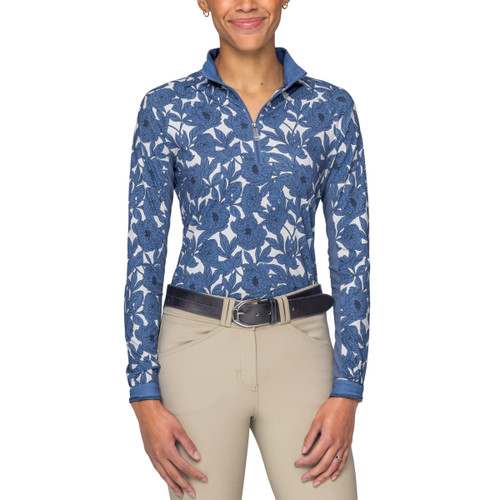 Kastel Denmark Pacific Blue Wild Ros Sun Shirt FRONT