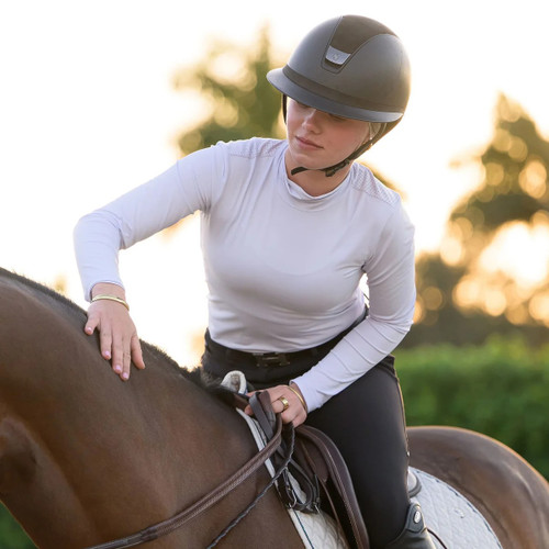 Euphoric Otto Turtleneck Top DOVE GREY FRONT