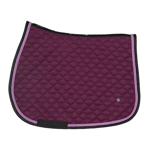 Dapplebay Sport Jump Saddle Pad PLUM