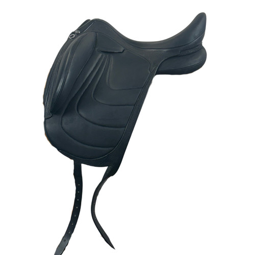 Used Devoucoux Makila Harmonie S Dressage Monoflap Saddle left side