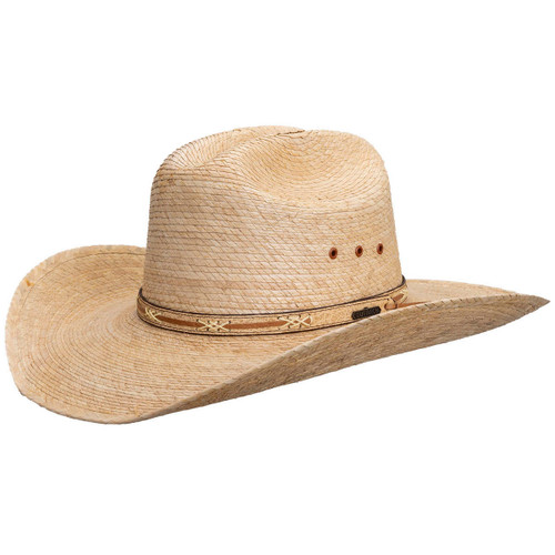 Outback Lone Star Palm Straw Hat NATURAL