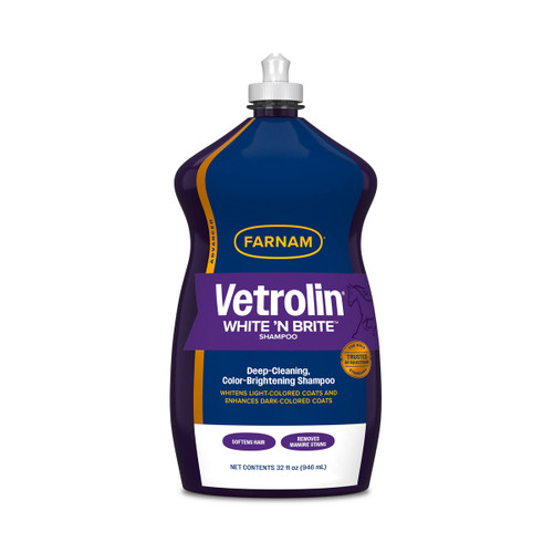 Vetrolin White 'N Brite Shampoo 32 OZ FRONT