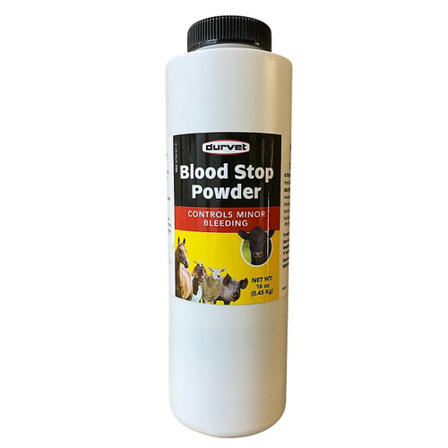 Durvet Blood Stop Powder 16 OZ FRONT