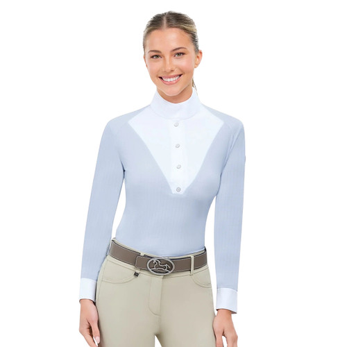 RJ Classics Brooke LS Show Shirt SKY FRONT