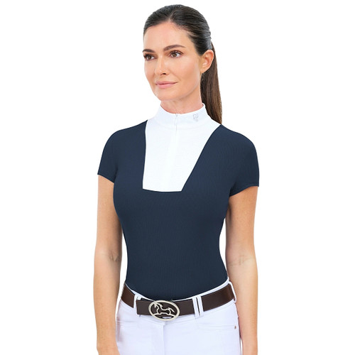 RJ Classics Celeste SS Show Shirt NAVY FRONT