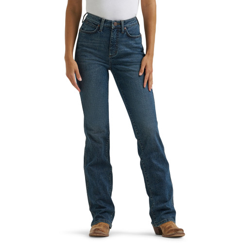 Wrangler Bailey High Rise Boot Cut Jeans FRONT