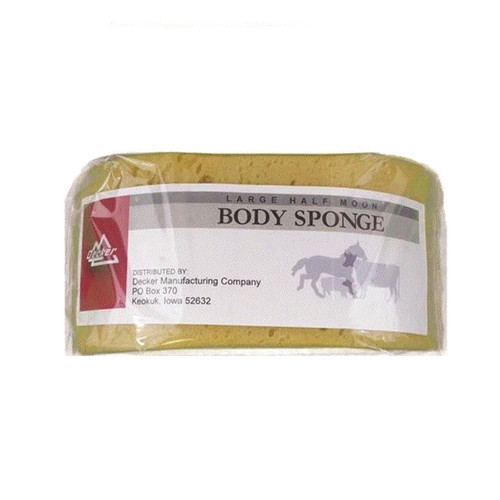 Decker Jumbo Half Moon Body Sponge