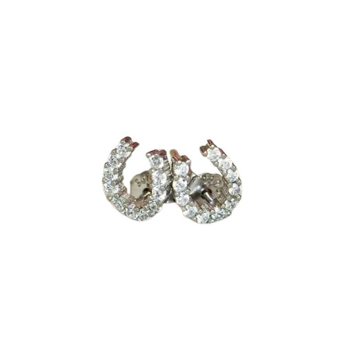 Bridle Up Hope Luxe Horseshoe Earrings