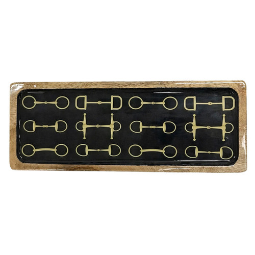 Huntley Equestrian Snaffle Bit Long Serving Tray