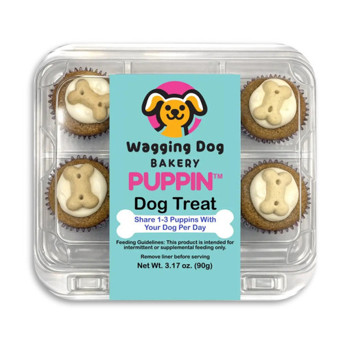 Wagging Dog Bakery Puppin Dog Treats 6 PACK