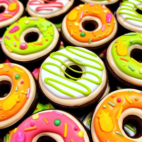 Equine Confections Tropical Donuts Horse Treats GREEN