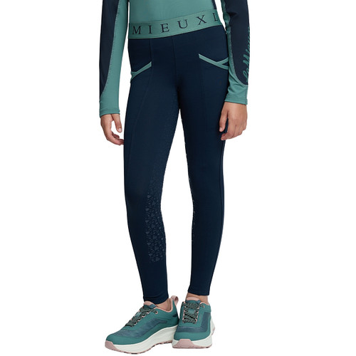 LeMieux Mini Pull On Breeches ALOE FRONT