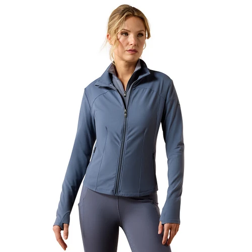 Ariat SolVeil Zip Jacket GRISAILLE FRONT
