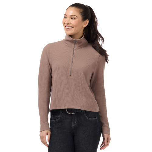 Kerrits Summit Thermal 1/2 Zip Top ACORN FRONT