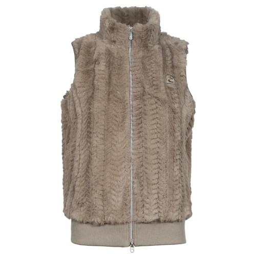 Cavallo CavalDiya Faux Fur Vest LATTE FRONT