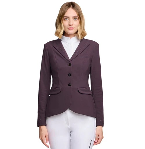 Samshield Victory Floral Show Jacket BLACK CHERRY FRONT