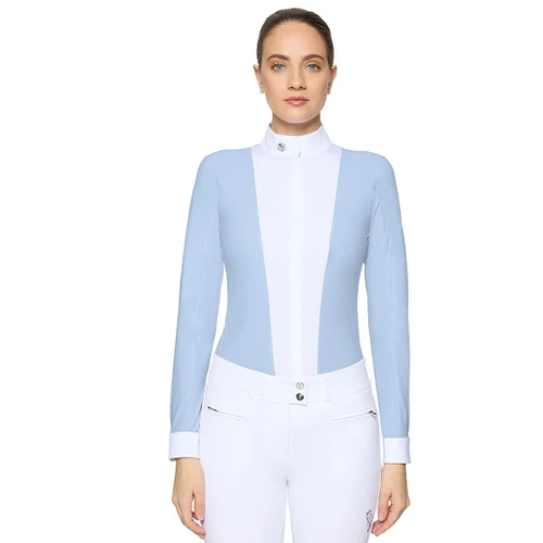 Samshield Lucia LS Show Shirt CASHMERE BLUE FRONT
