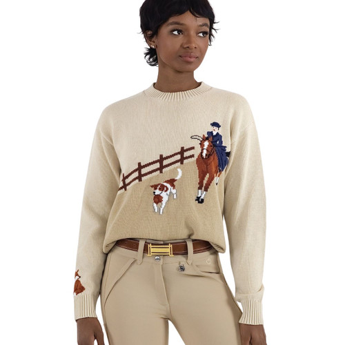 Dapplebay Heirloom Hunt Sweater CREAM FRONT