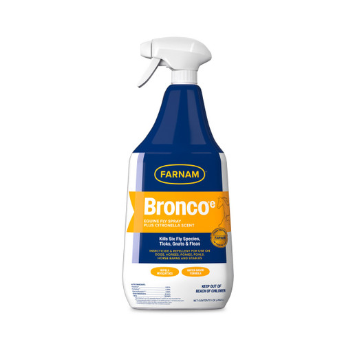 Bronco Fly Spray 32 oz spray bottle - front
