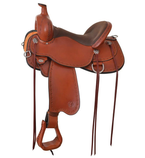 Circle Y Alpine Flex2 Trail Saddle 2377 REGULAR OIL APACHE