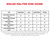 Halter size guide
