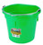 Little Giant Flat Back Bucket 20 quart neon lime green